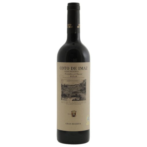 El Coto de Imaz - Gran Reserva een rode wijn van de druivensoorten Tempranillo en Graciano met lange houtrijping uit de streek Rioja Spanje