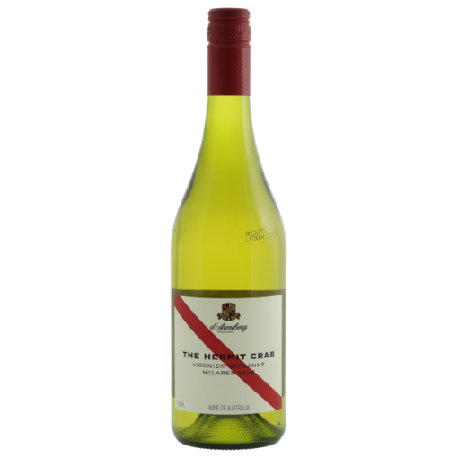 d'Arenberg, Hermit Crab een witte wijn van de druiven Marsanne en Viognier uit de regio MacLaren Vale Australië