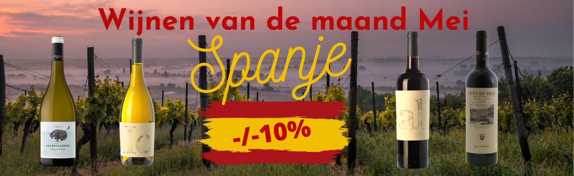 Wijnen van de maand mei. Spanje met 10% korting.