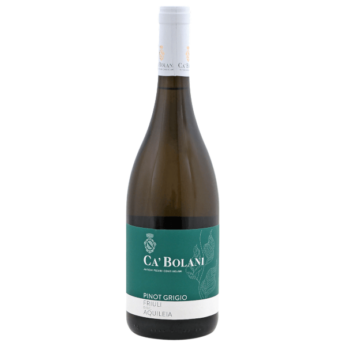 De Ca'Bolani Pinot Grigio pakt meer prijzen dan welke Pinot Grigio uit de streek Friuli-Venezia dan ook. Ziltig lekker.