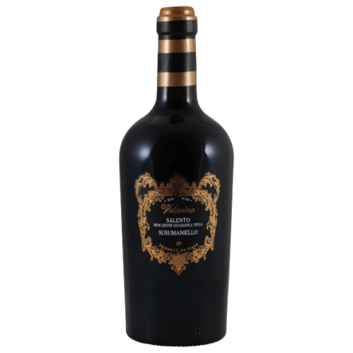 Velarino Susomaniello Salento IGT een Italiaanse rode wijn uit Puglia met een volle, zachte smaak.