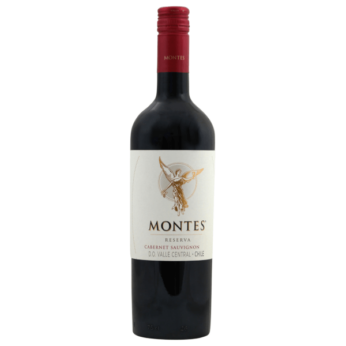 Montes, Reserva Cabernet sauvignon, een zwoele, fruitige wijn met mooie tonen van hout